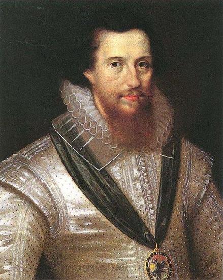 Marcus Gheeraerts Robert Devereux, Earl of Essex oil painting image